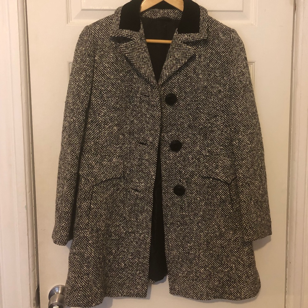 Tweed winter coat
